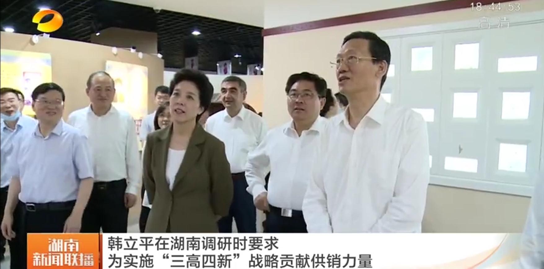 中華全國供銷合作總社黨組書記、理事會(huì)副主任韓立平調(diào)研我司