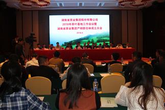  湖南省茶業(yè)集團2018年茶葉基地工作會議 暨產銷聯合體成立大會成功召開