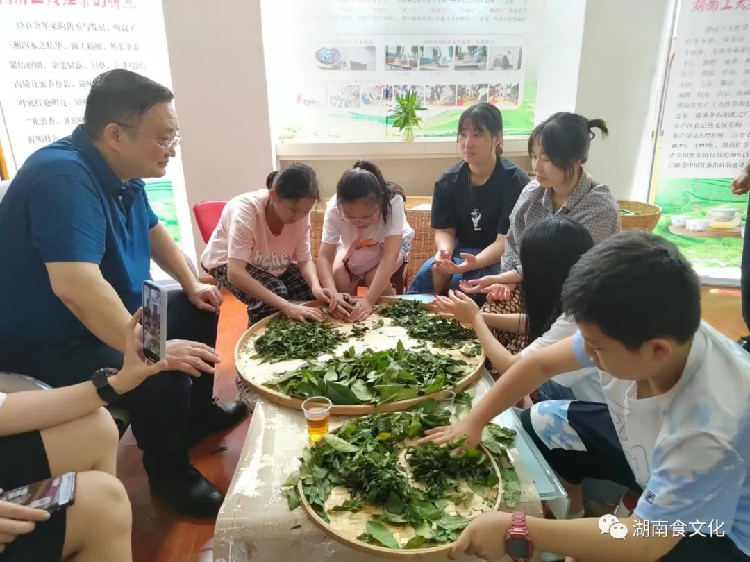 原載人民日?qǐng)?bào)“人民視點(diǎn)”茶葉是怎樣做出來(lái)的？湖南大、中、小學(xué)生體驗(yàn)湖南工夫紅茶制作